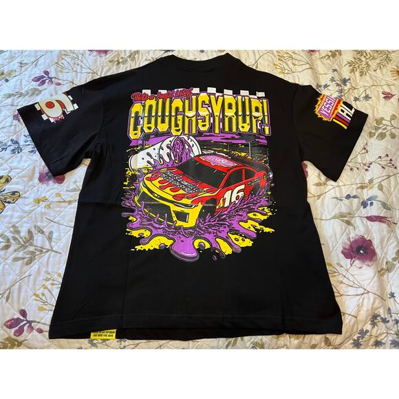NEW That’s A Awful Lot Of Cough Syrup NASCAR Tee Size Small, Fits Like Medium - Picture 2 of 12